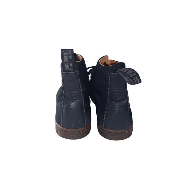 Dr Doc MARTENS HACKNEY Ankle Boots AirWair  Black Canvas Womens Sz US 6 - Picture 4 of 11